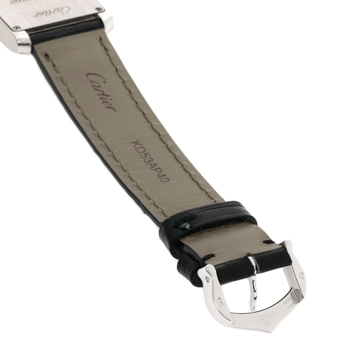 カルティエ WE1002S3 タンクフランセーズSM 純正ダイヤモンドベゼル 腕時計 中古 商品画像13