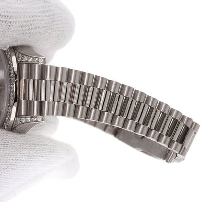 ROLEX ロレックス 79159G デイトジャスト 10P ベゼル ダイヤモンド 腕時計 K18WG レディース 中古