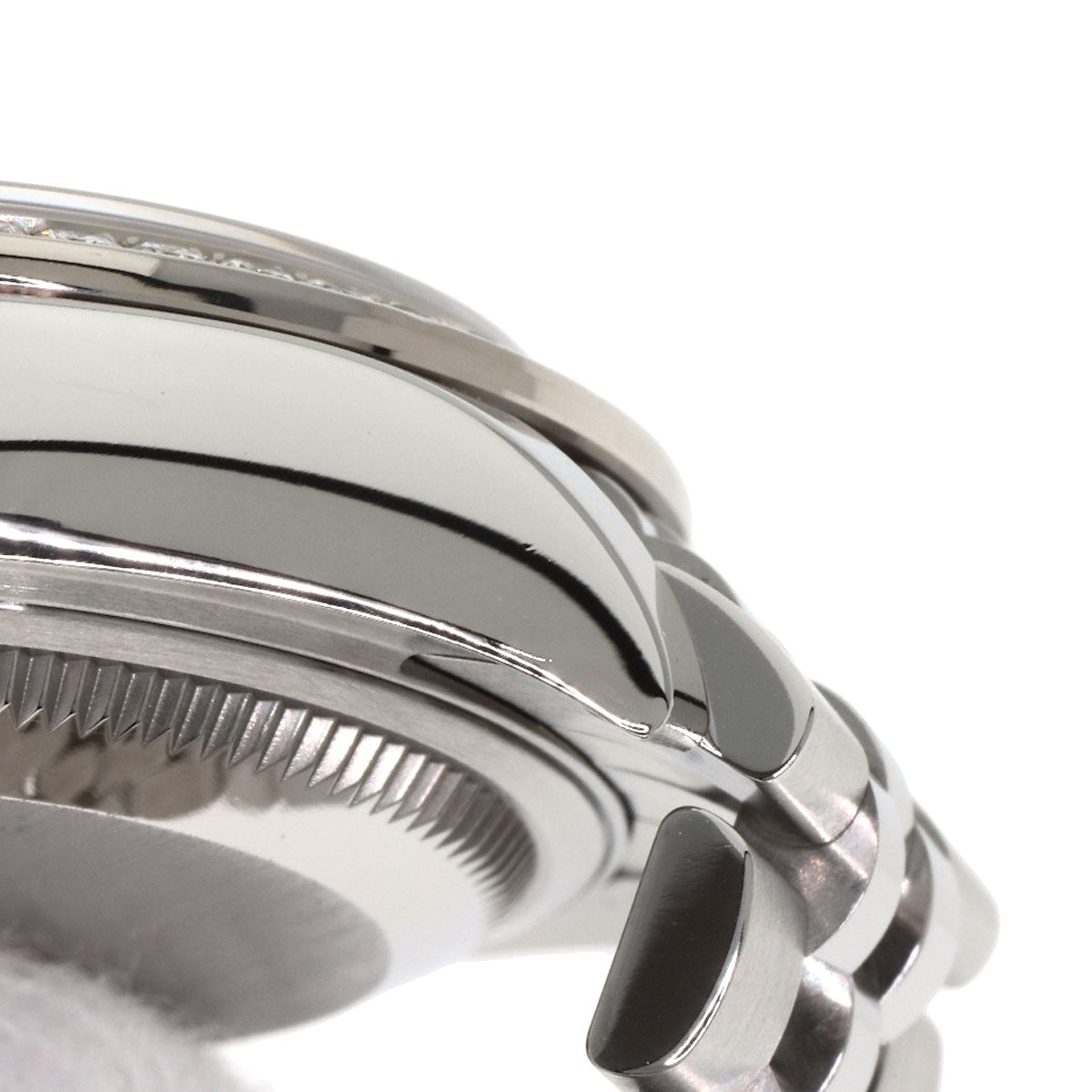 ROLEX ロレックス 279384RBR デイトジャスト 10P ダイヤモンド 腕時計 SS レディース 中古
