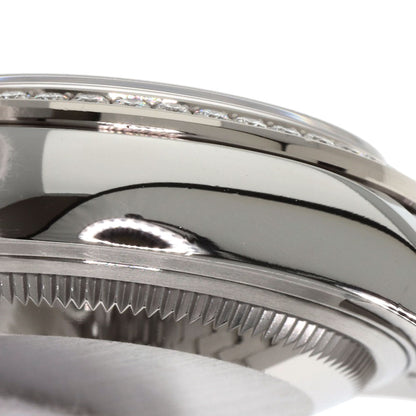 ROLEX ロレックス 279384RBR デイトジャスト 10P ダイヤモンド 腕時計 SS レディース 中古