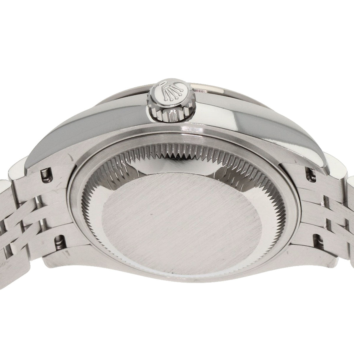 ROLEX ロレックス 279384RBR デイトジャスト 10P ダイヤモンド 腕時計 SS レディース 中古