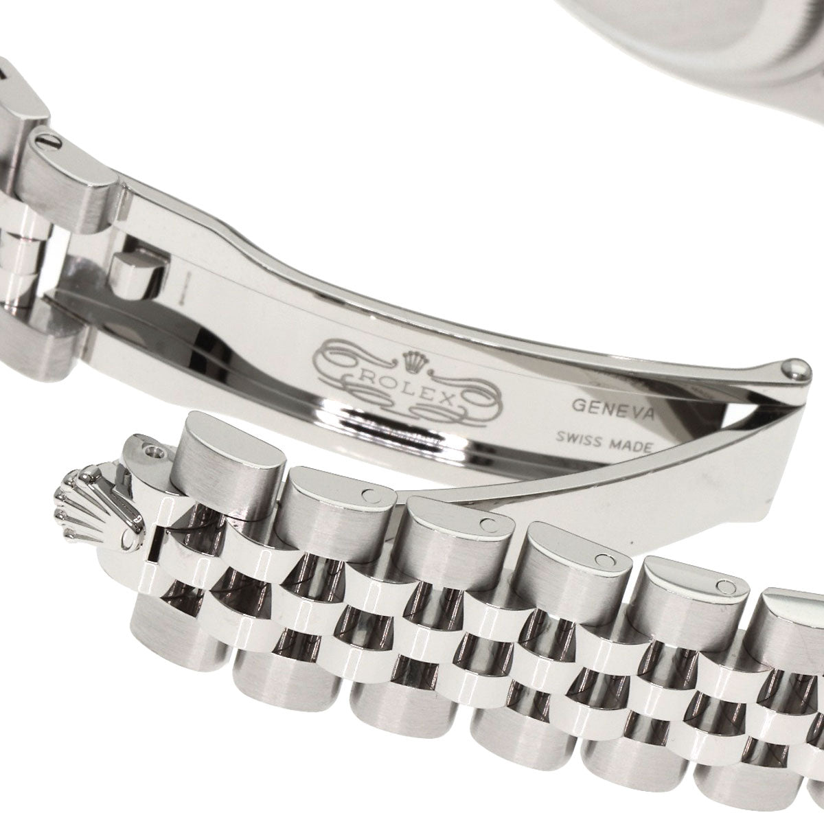 ROLEX ロレックス 279384RBR デイトジャスト 10P ダイヤモンド 腕時計 SS レディース 中古