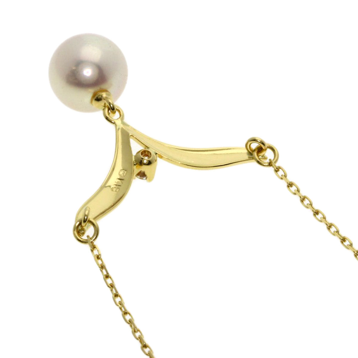 ミキモト パール 真珠 ダイヤモンド ネックレス 中古 商品画像3