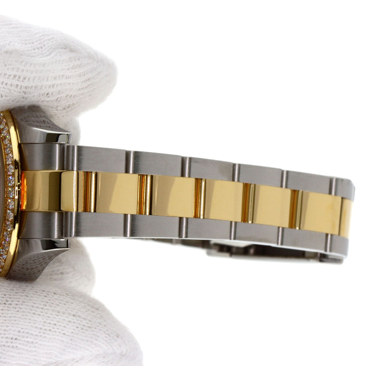 ROLEX ロレックス 279383RBR デイトジャスト スター IX ベゼル ダイヤモンド 腕時計 SS レディース 中古