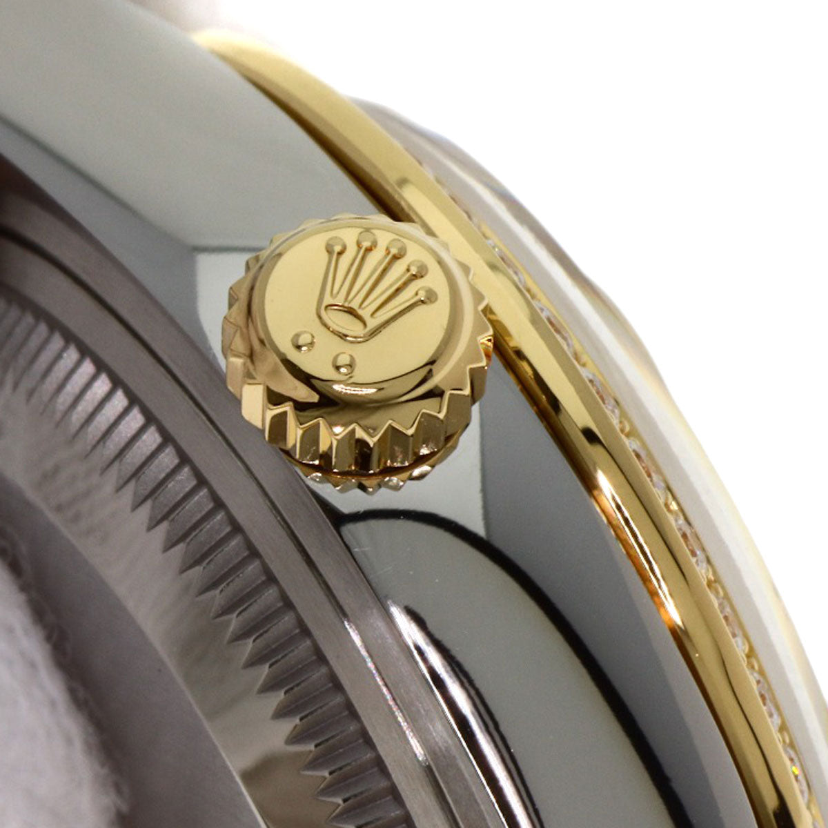 ROLEX ロレックス 279383RBR デイトジャスト スター IX ベゼル ダイヤモンド 腕時計 SS レディース 中古