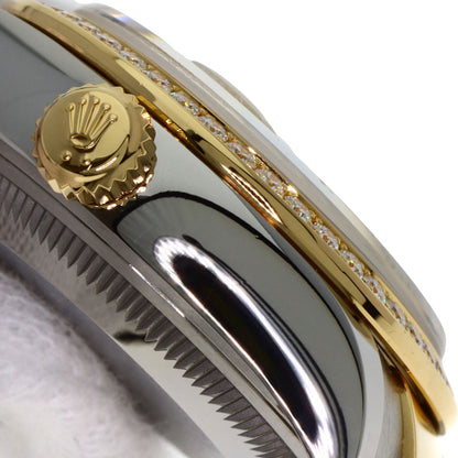 ROLEX ロレックス 279383RBR デイトジャスト スター IX ベゼル ダイヤモンド 腕時計 SS レディース 中古