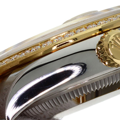 ROLEX ロレックス 279383RBR デイトジャスト スター IX ベゼル ダイヤモンド 腕時計 SS レディース 中古
