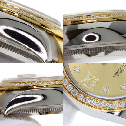 ROLEX ロレックス 279383RBR デイトジャスト スター IX ベゼル ダイヤモンド 腕時計 SS レディース 中古