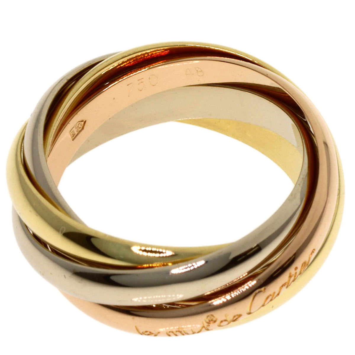 カルティエ トリニティ 5連 #48 リング・指輪 中古 商品画像5