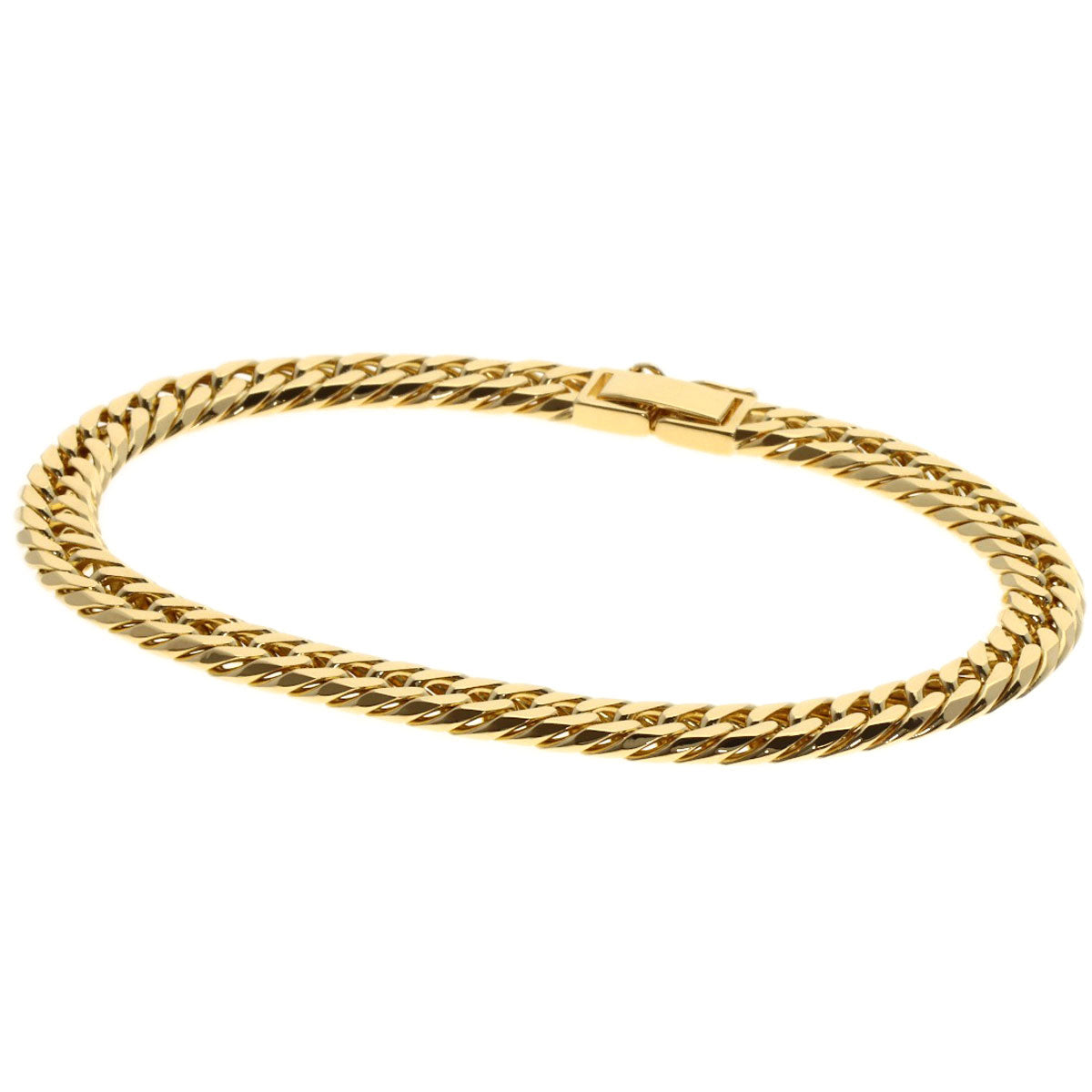 SELECT JEWELRY セレクトジュエリー 喜平 キヘイ 6面W ブレスレット K18YG メンズ 中古