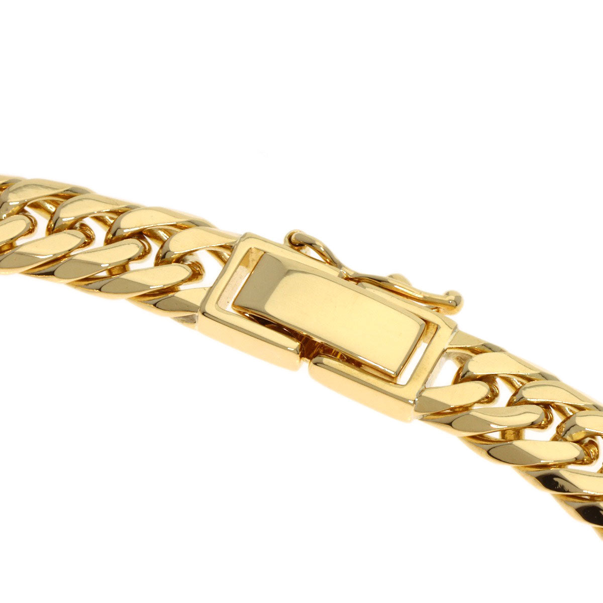 SELECT JEWELRY セレクトジュエリー 喜平 キヘイ 6面W ブレスレット K18YG メンズ 中古