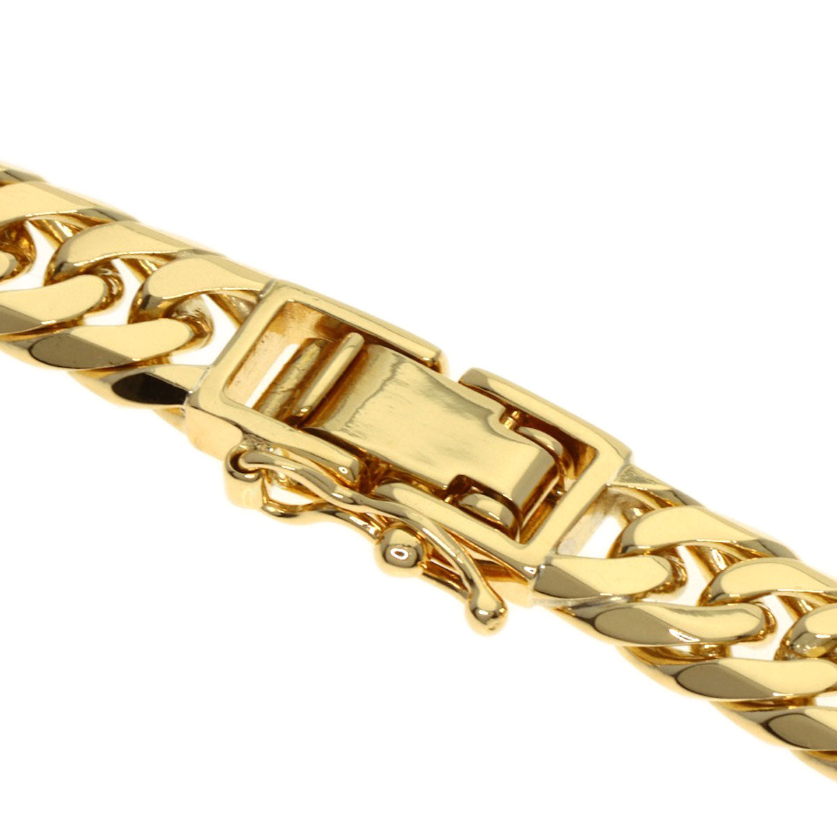 SELECT JEWELRY セレクトジュエリー 喜平 キヘイ 6面W ブレスレット K18YG メンズ 中古