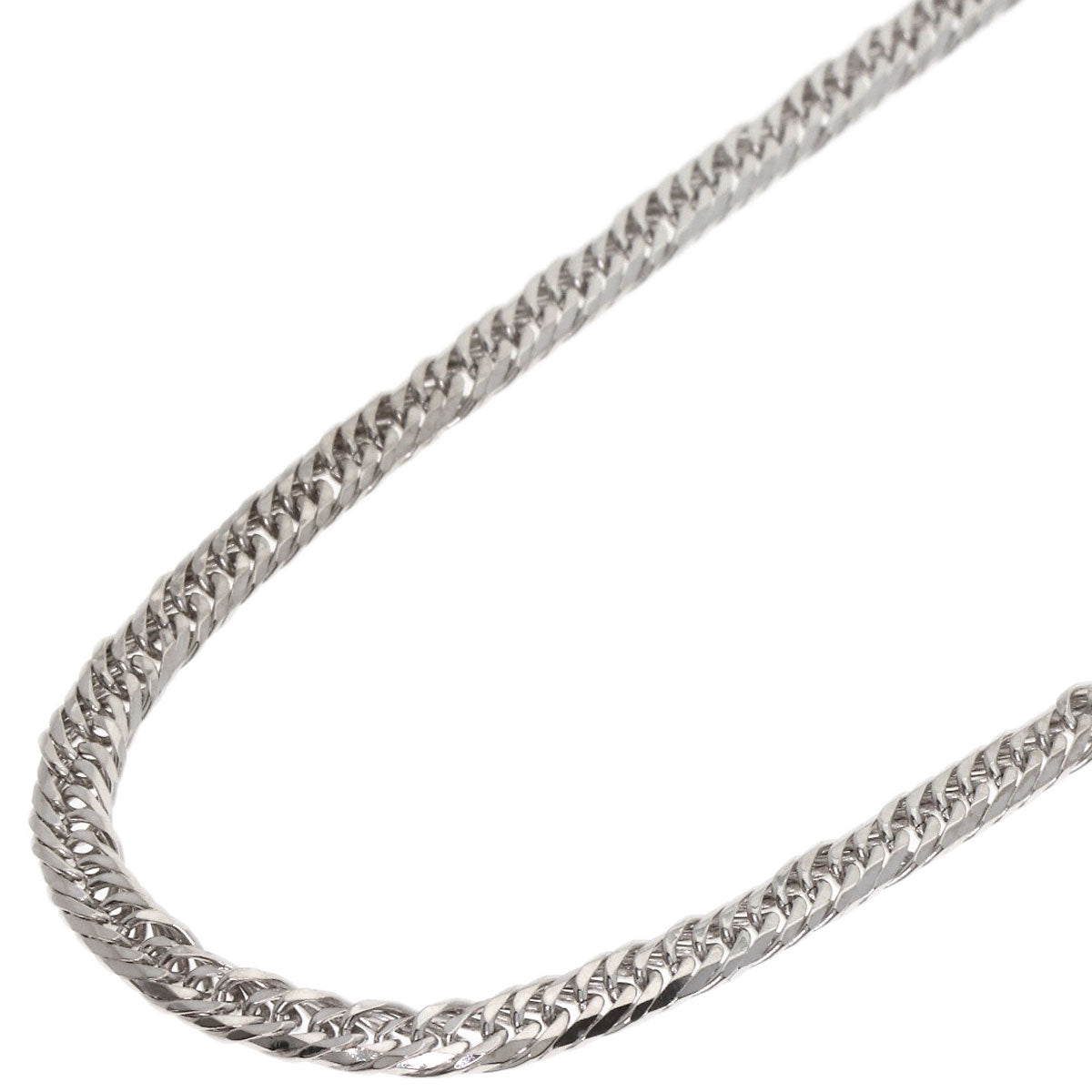 SELECT JEWELRY セレクトジュエリー 喜平 キヘイ 6面W ネックレス K18WG レディース 中古