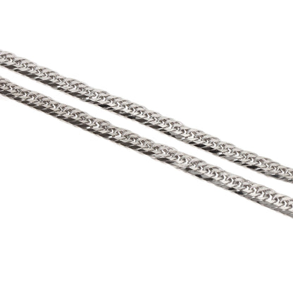 SELECT JEWELRY セレクトジュエリー 喜平 キヘイ 6面W ネックレス K18WG レディース 中古
