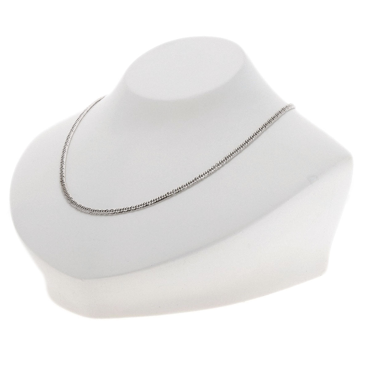 SELECT JEWELRY セレクトジュエリー 喜平 キヘイ 6面W ネックレス K18WG レディース 中古