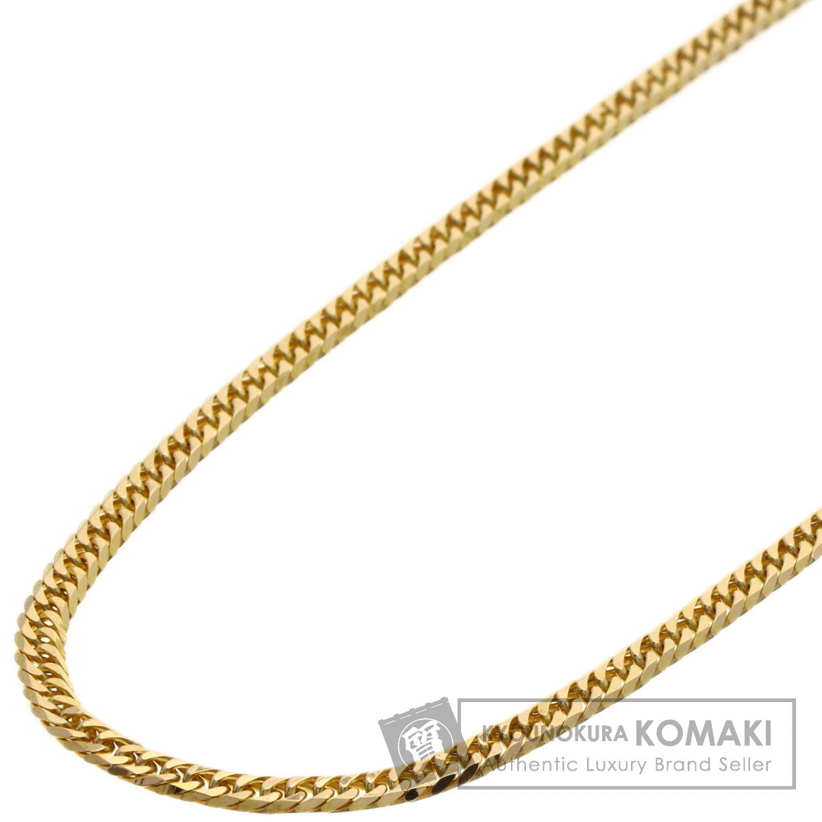 SELECT JEWELRY セレクトジュエリー 喜平 キヘイ 6面W ネックレス K18YG メンズ 中古