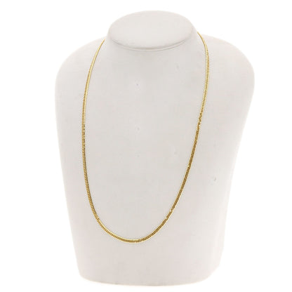 SELECT JEWELRY セレクトジュエリー 喜平 キヘイ 6面W ネックレス K18YG メンズ 中古