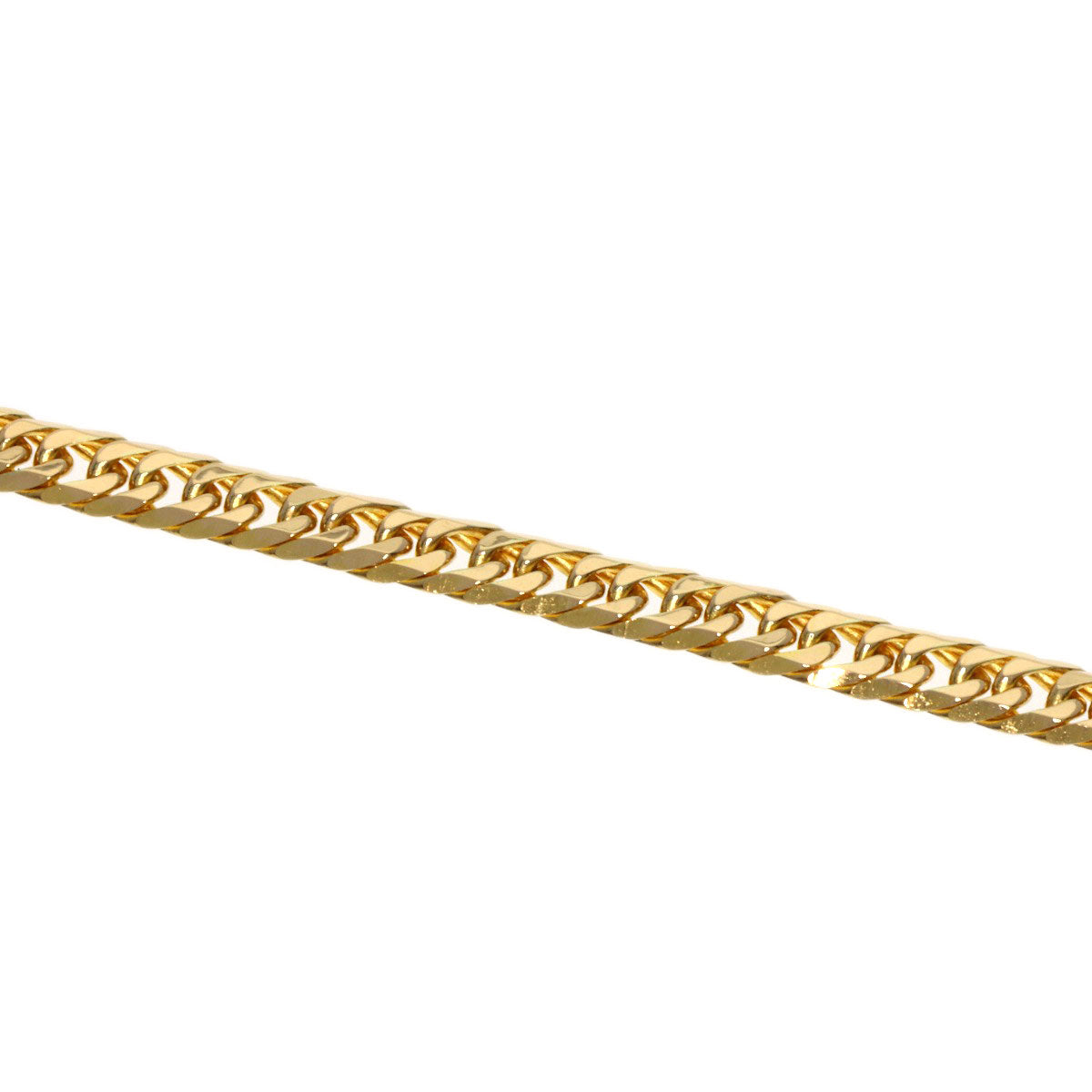 SELECT JEWELRY セレクトジュエリー 喜平 キヘイ 6面W ネックレス K18YG メンズ 中古