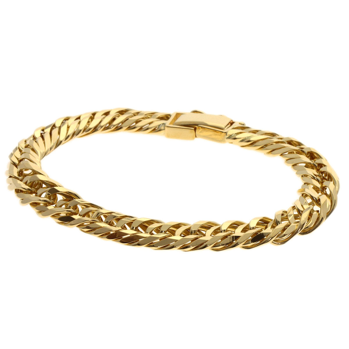 SELECT JEWELRY セレクトジュエリー 喜平 キヘイ 12面 トリプル ブレスレット K18YG メンズ 中古