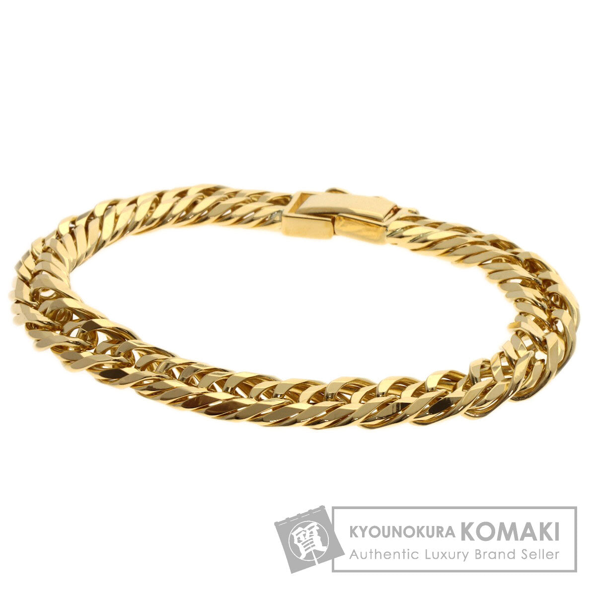 SELECT JEWELRY セレクトジュエリー 喜平 キヘイ 12面 トリプル ブレスレット K18YG メンズ 中古