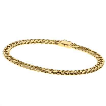 SELECT JEWELRY セレクトジュエリー 喜平 キヘイ 6面W ブレスレット K18YG メンズ 中古