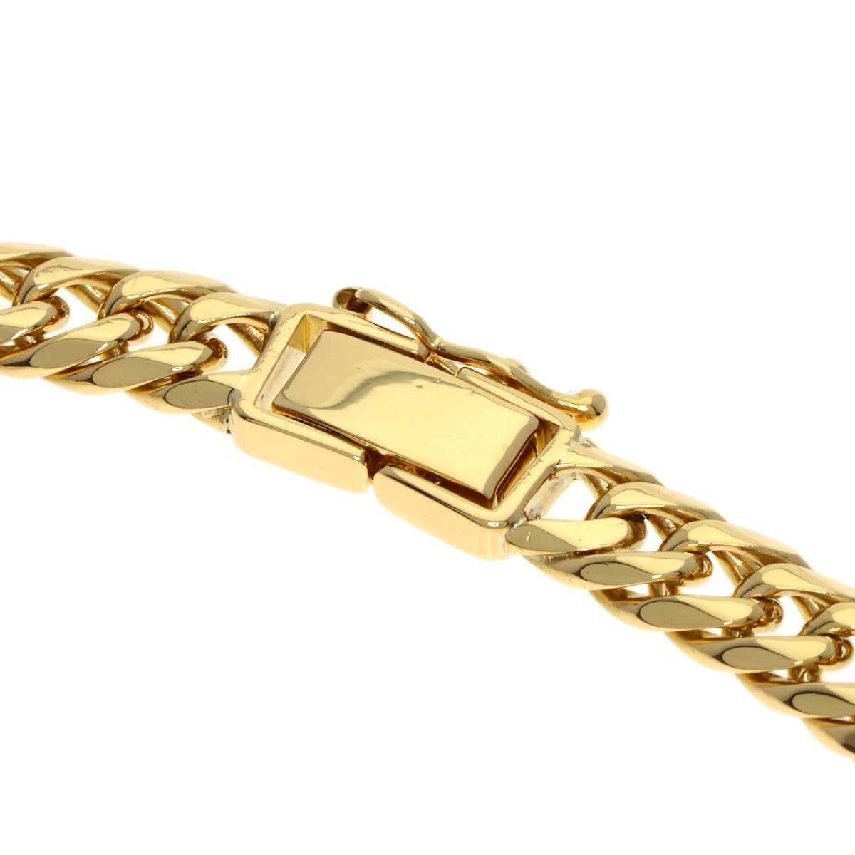 SELECT JEWELRY セレクトジュエリー 喜平 キヘイ 6面W ブレスレット K18YG メンズ 中古