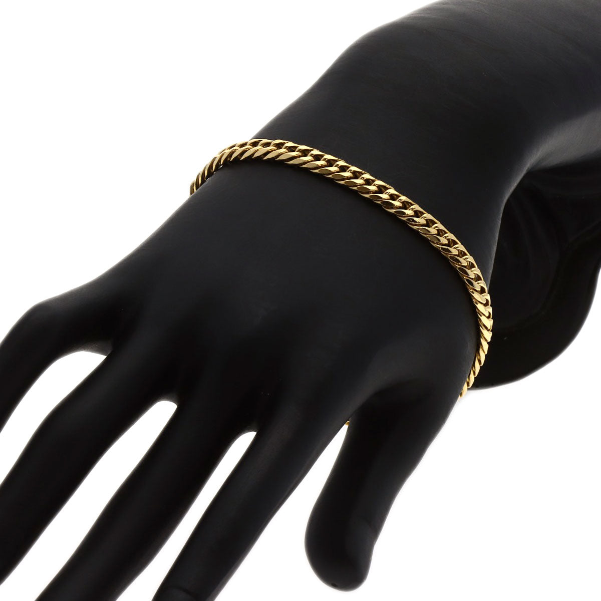 SELECT JEWELRY セレクトジュエリー 喜平 キヘイ 6面W ブレスレット K18YG メンズ 中古