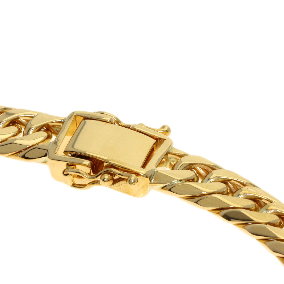SELECT JEWELRY セレクトジュエリー 喜平 キヘイ 6面W ブレスレット K18YG メンズ 中古