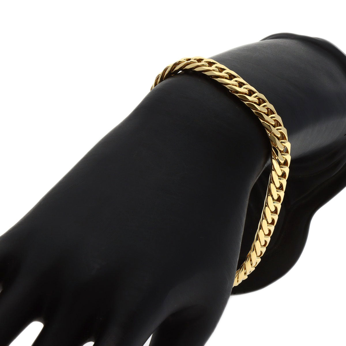 SELECT JEWELRY セレクトジュエリー 喜平 キヘイ 6面W ブレスレット K18YG メンズ 中古