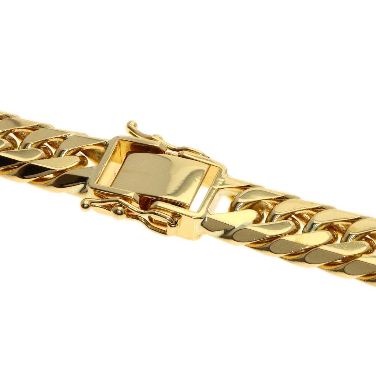 SELECT JEWELRY セレクトジュエリー 喜平 キヘイ 6面W ネックレス K18YG メンズ 中古