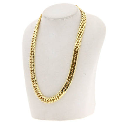 SELECT JEWELRY セレクトジュエリー 喜平 キヘイ 6面W ネックレス K18YG メンズ 中古
