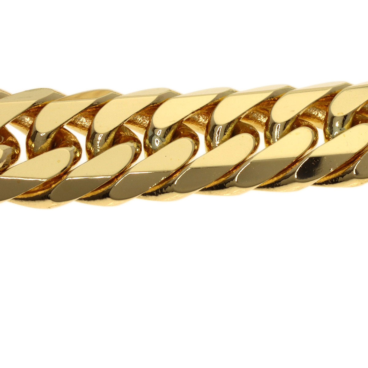 SELECT JEWELRY セレクトジュエリー 喜平 キヘイ 6面W ネックレス K18YG メンズ 中古