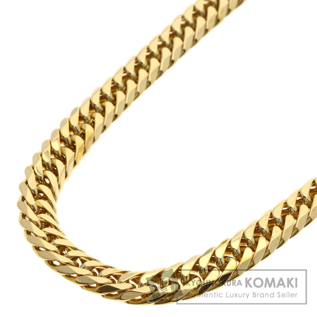 SELECT JEWELRY セレクトジュエリー 喜平 キヘイ 6面W ネックレス K18YG メンズ 中古