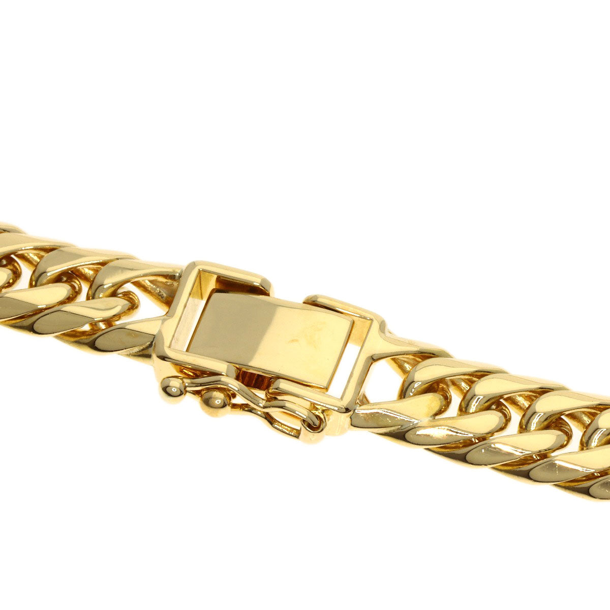 SELECT JEWELRY セレクトジュエリー 喜平 キヘイ 6面W ネックレス K18YG メンズ 中古