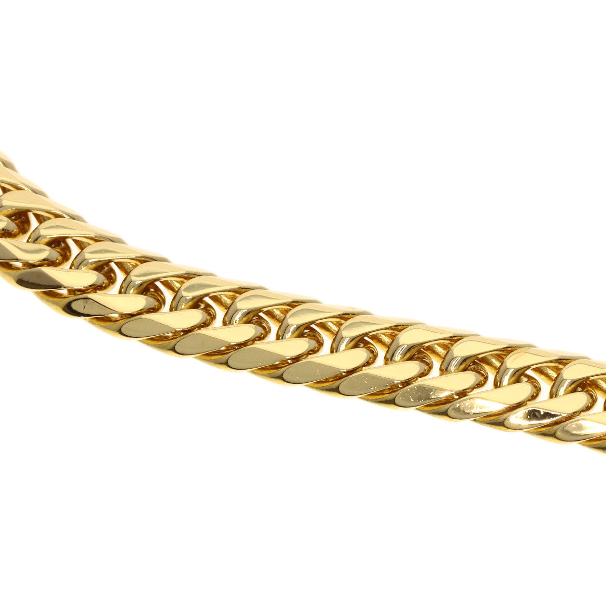 SELECT JEWELRY セレクトジュエリー 喜平 キヘイ 6面W ネックレス K18YG メンズ 中古