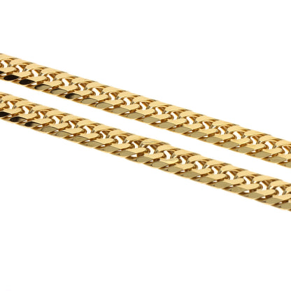 SELECT JEWELRY セレクトジュエリー 喜平 キヘイ W6面 ネックレス K18YG メンズ 中古