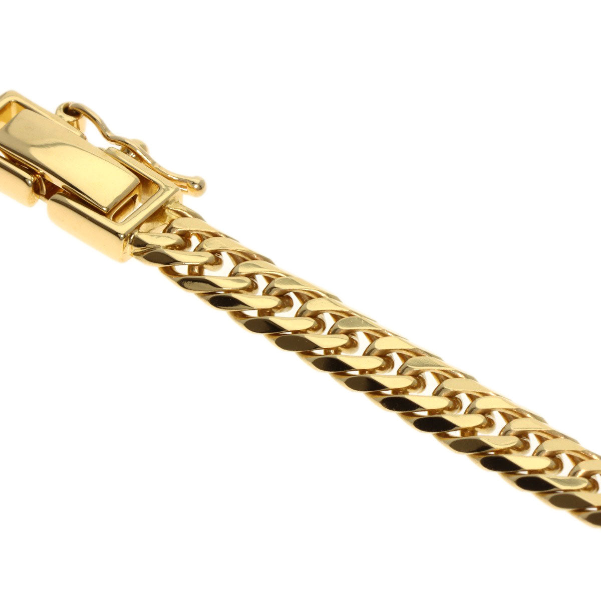 SELECT JEWELRY セレクトジュエリー 喜平 キヘイ W6面 ネックレス K18YG メンズ 中古