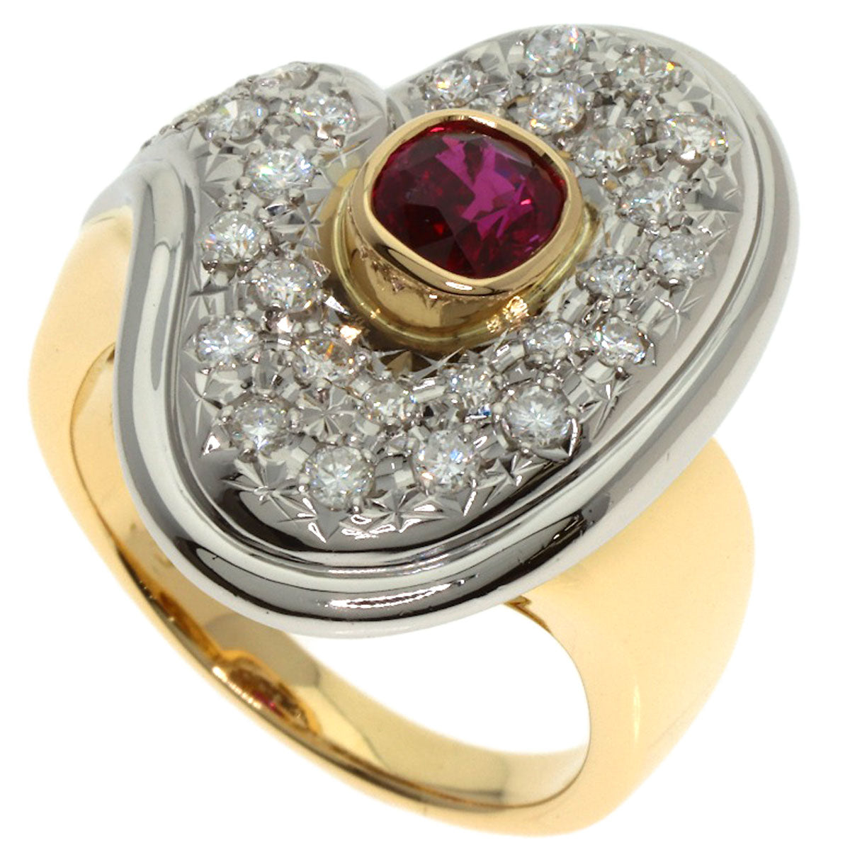 TASAKI タサキ ルビー ダイヤモンド リング・指輪 PT900 レディース 中古