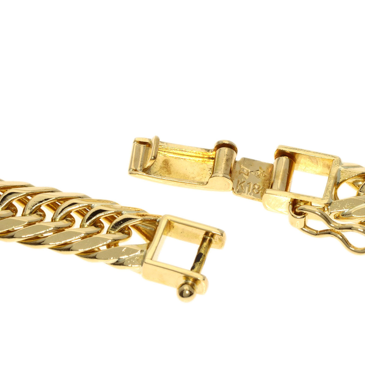 SELECT JEWELRY セレクトジュエリー 喜平 キヘイ 6面 トリプル ネックレス K18YG メンズ 中古