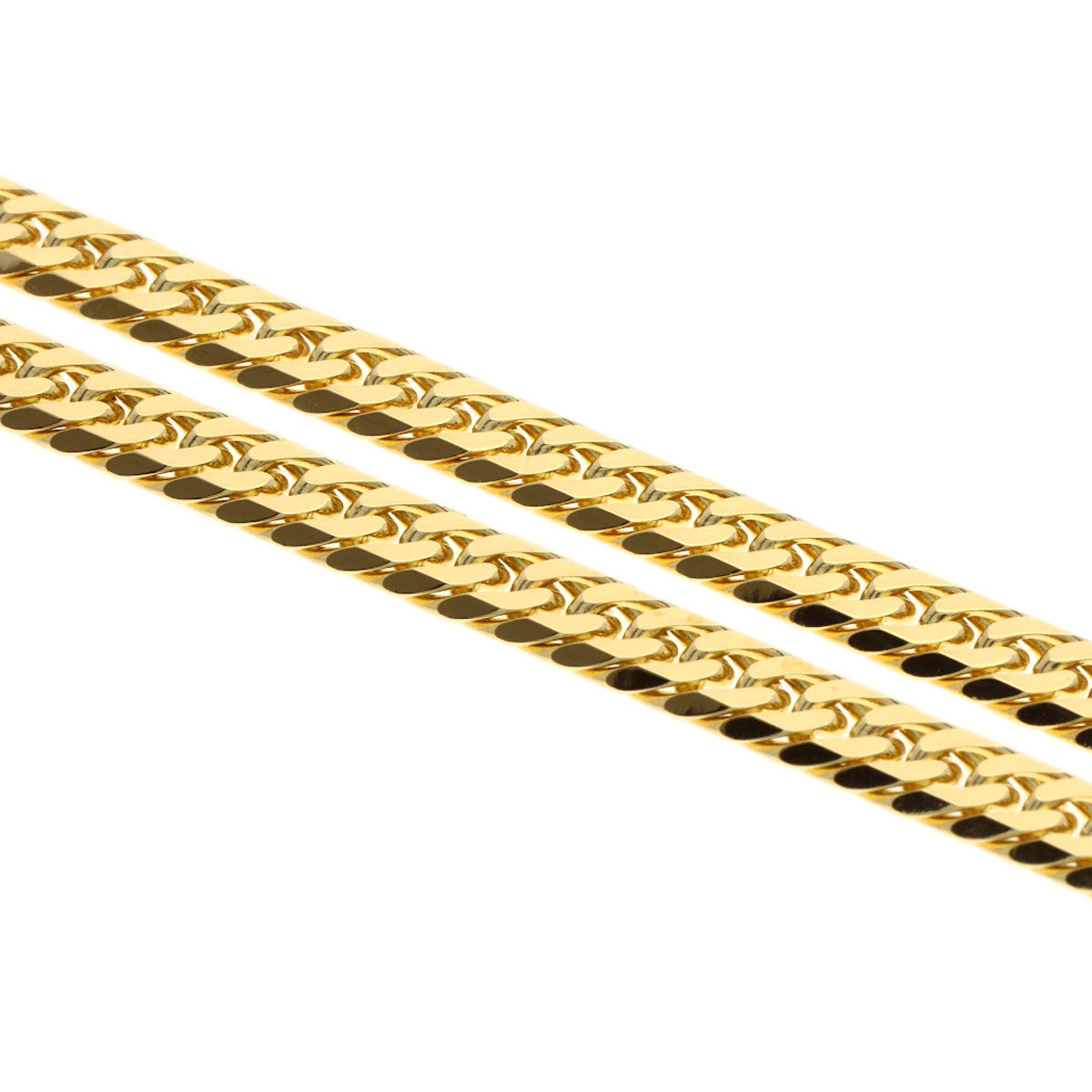 SELECT JEWELRY セレクトジュエリー 喜平 キヘイ 6面W ネックレス K18YG メンズ 中古