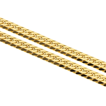 SELECT JEWELRY セレクトジュエリー 喜平 キヘイ 6面W ネックレス K18YG メンズ 中古