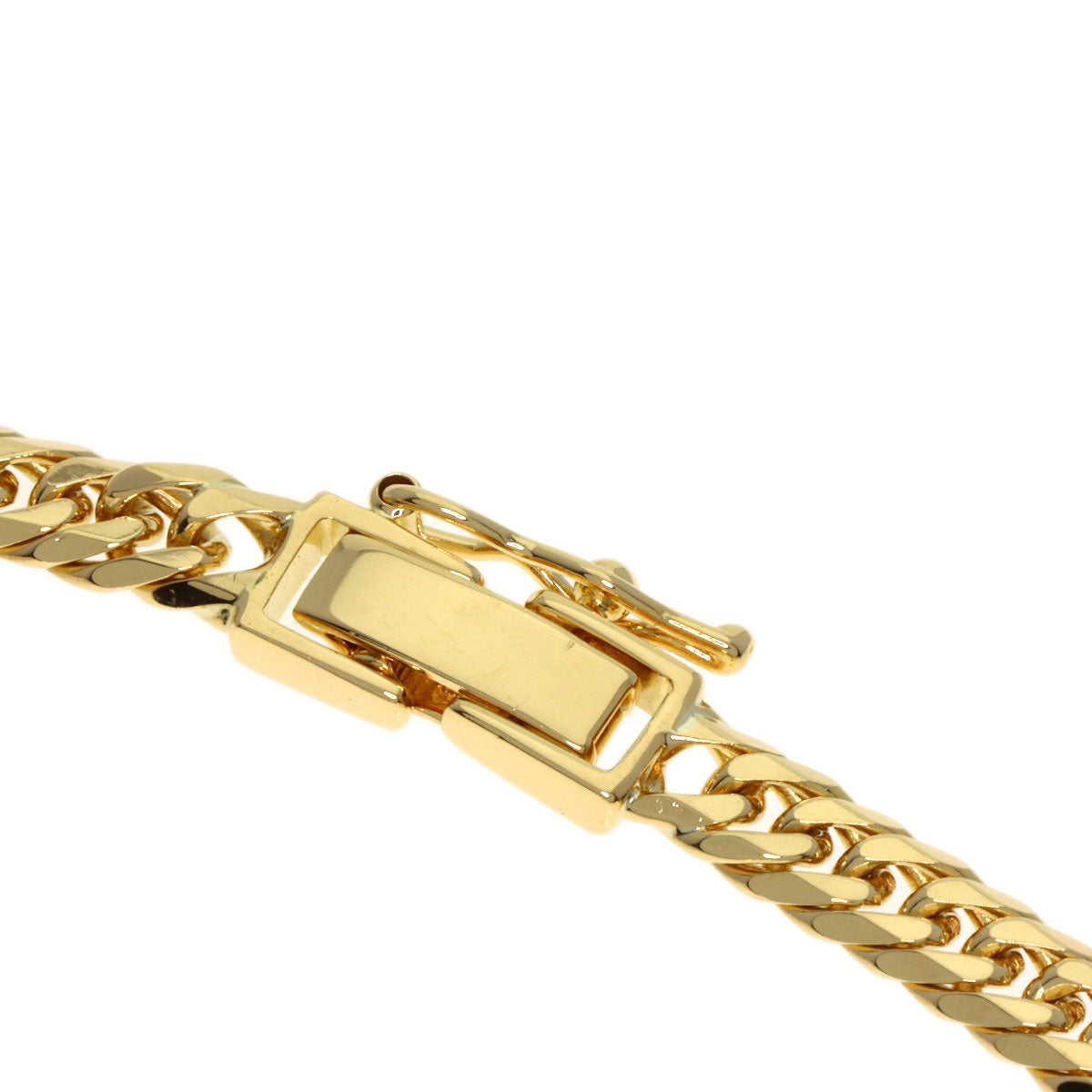 SELECT JEWELRY セレクトジュエリー 喜平 キヘイ 6面W ブレスレット K18YG レディース 中古