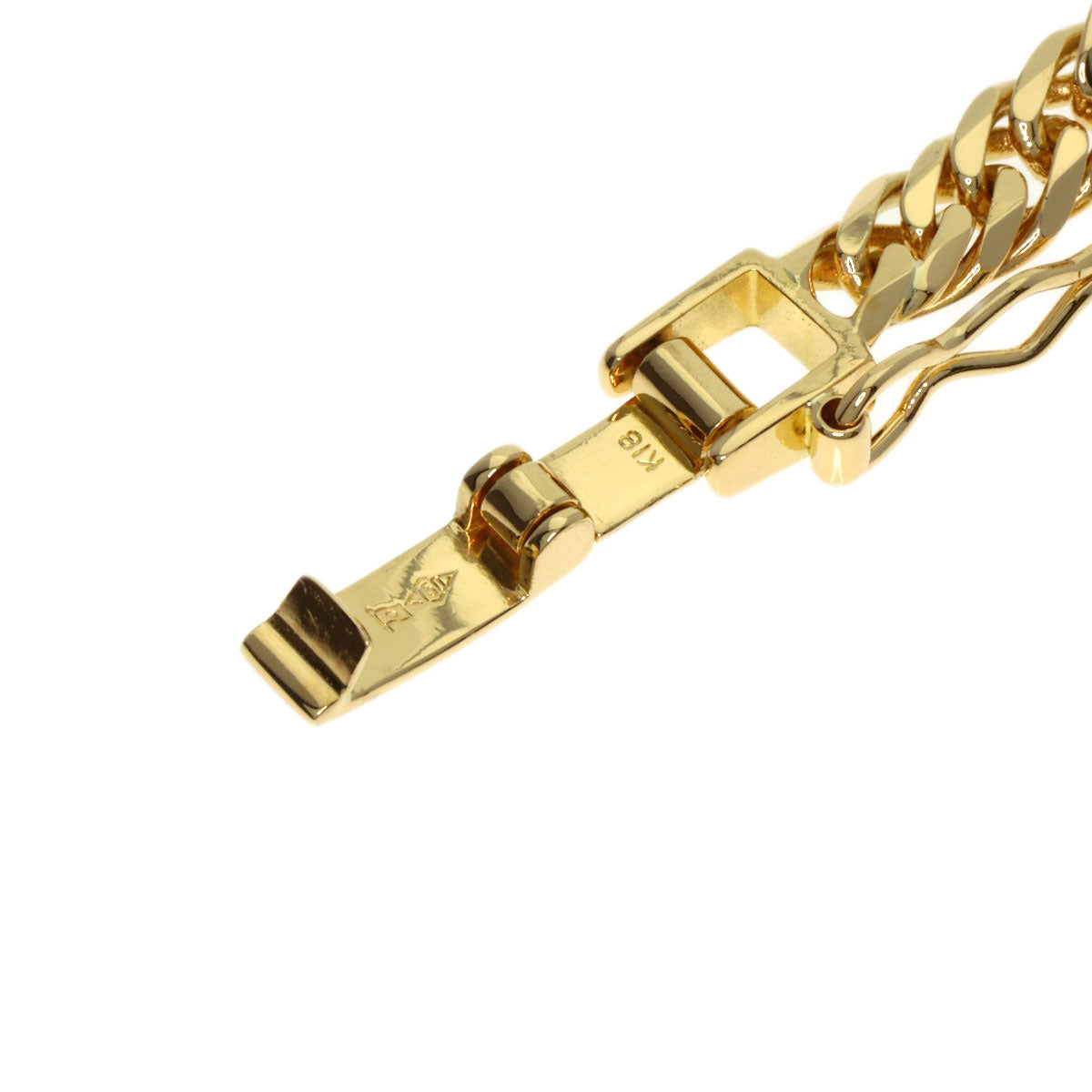 SELECT JEWELRY セレクトジュエリー 喜平 キヘイ 6面W ブレスレット K18YG レディース 中古