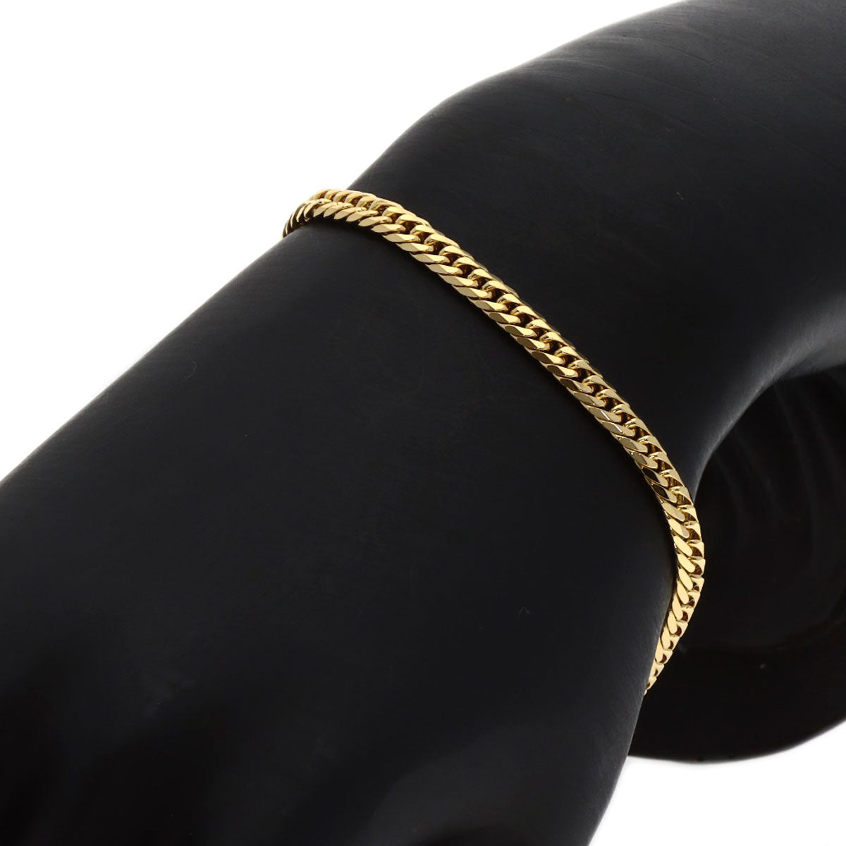 SELECT JEWELRY セレクトジュエリー 喜平 キヘイ 6面W ブレスレット K18YG レディース 中古
