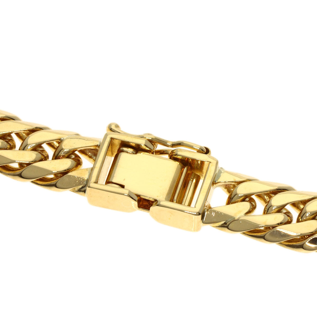 SELECT JEWELRY セレクトジュエリー 喜平 キヘイ 6面W ネックレス K18YG メンズ 中古