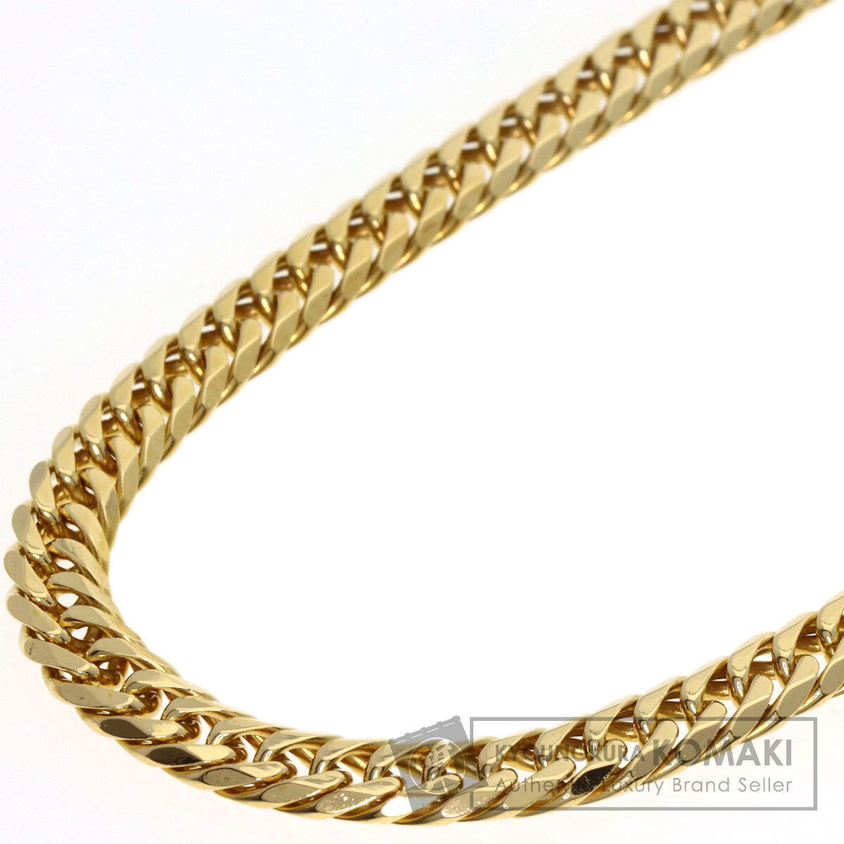 SELECT JEWELRY セレクトジュエリー 喜平 キヘイ 6面W ネックレス K18YG メンズ 中古