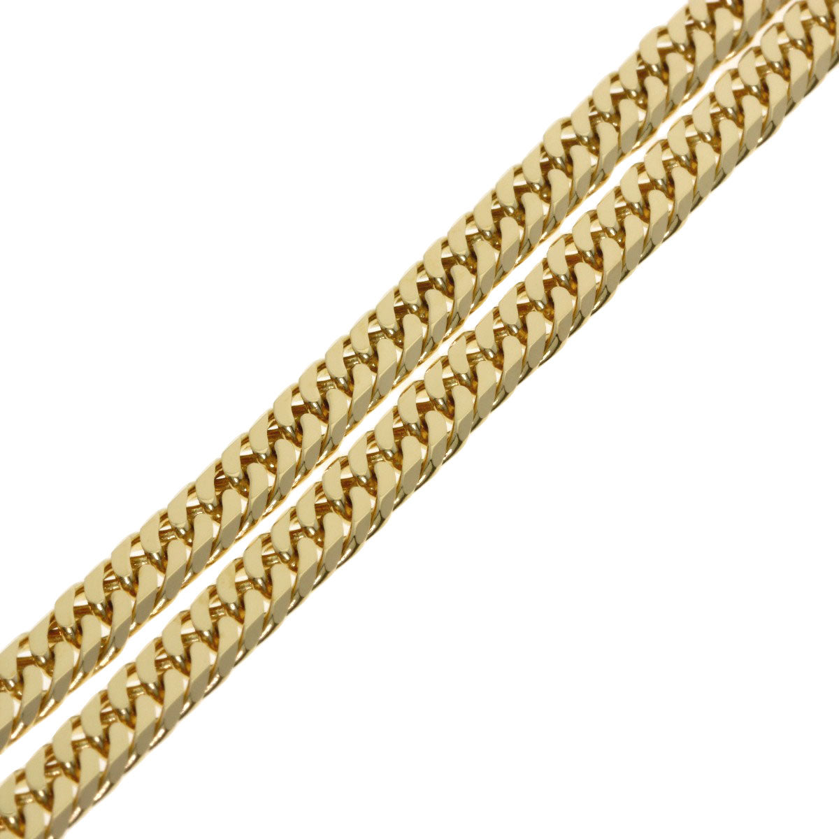 SELECT JEWELRY セレクトジュエリー 喜平 キヘイ W6面 ネックレス K18YG レディース 中古