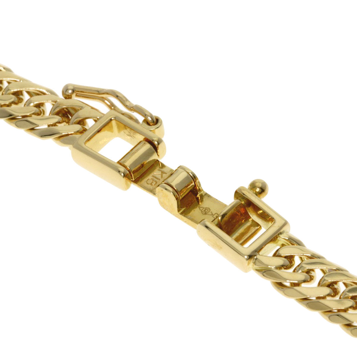 SELECT JEWELRY セレクトジュエリー 喜平 キヘイ W6面 ネックレス K18YG レディース 中古