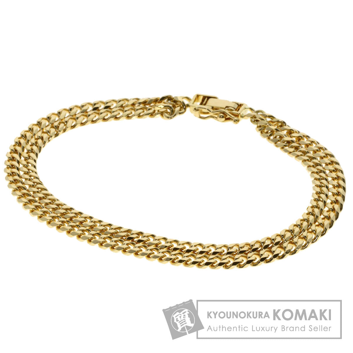 SELECT JEWELRY セレクトジュエリー 喜平 キヘイ 2連8面 ブレスレット K18YG メンズ 中古