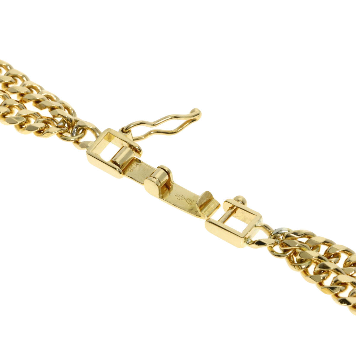 SELECT JEWELRY セレクトジュエリー 喜平 キヘイ 2連8面 ブレスレット K18YG メンズ 中古